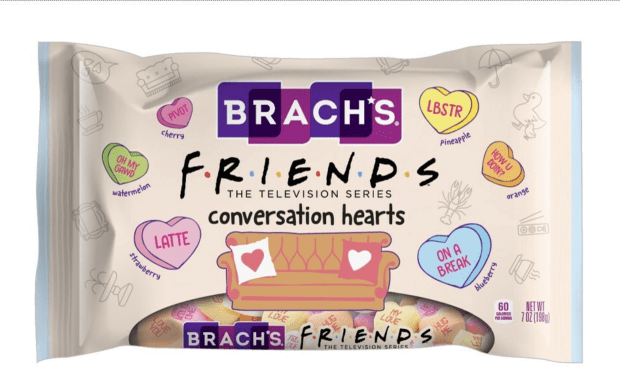 <p><a href="https://www.prnewswire.com/news-releases/the-one-where-brachs-introduces-limited-edition-friends-conversation-hearts-for-valentines-day-301724176.html" rel="nofollow noopener" target="_blank" data-ylk="slk:Brach's/PR Newswire;elm:context_link;itc:0;sec:content-canvas" class="link ">Brach's/PR Newswire</a></p>