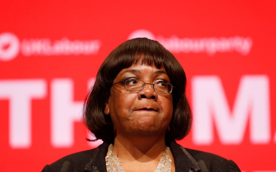 The tweet about Diane Abbott post drew widespread criticism from social media users - Copyright Â©Heathcliff O'Malley , All Rights Reserved, not to be published in any format without p