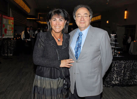 Honey and Barry Sherman, Chairman and CEO of Apotex Inc., are shown at the annual United Jewish Appeal (UJA) fundraiser in Toronto, Ontario, Canada, August 24, 2010. Picture taken August 24, 2010. The Globe and Mail/Janice Pinto/via REUTERS