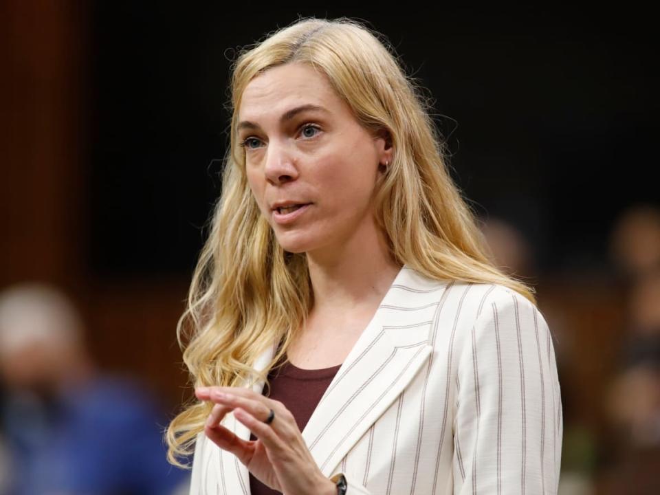 'I think it’s really hard to not acknowledge this is a systemic problem in hockey culture about sexual violence and toxic masculinity and consent,' Minister of Sport Pascale St-Onge said Thursday.  (Patrick Doyle/The Canadian Press - image credit)