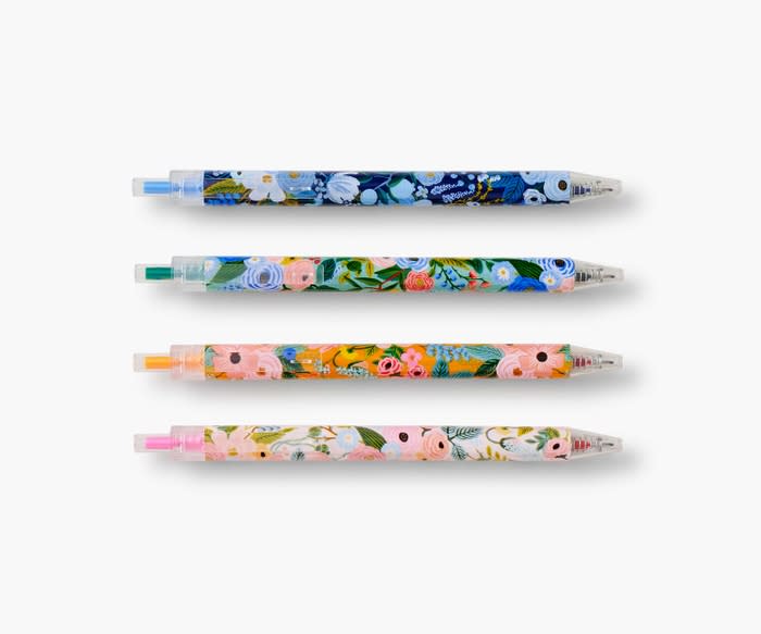 <p><a href="https://go.redirectingat.com?id=74968X1596630&url=https%3A%2F%2Friflepaperco.com%2Fgarden-party-gel-pen-set&sref=https%3A%2F%2Fwww.housebeautiful.com%2Fentertaining%2Fholidays-celebrations%2Fg29111122%2Fgifts-for-teachers%2F" rel="nofollow noopener" target="_blank" data-ylk="slk:Shop Now;elm:context_link;itc:0;sec:content-canvas" class="link ">Shop Now</a></p><p>Gel Pen Set</p><p>$18.00</p><p>riflepaperco.com</p><span class="copyright">Rifle Paper Co.</span>