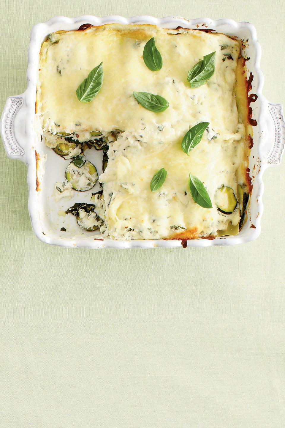 Zucchini-and-Spinach Lasagna