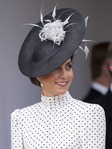 <p>Mark Cuthbert/UK Press via Getty Images</p> Kate Middleton attends the Order of the Garter service on June 19, 2023