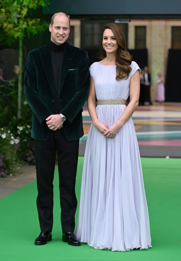 The Duke and Duchess of Cambridge attend the Earthshot Prize awards at Alexandra Palace on Oct. 17 in London. (Photo: Karwai Tang via Getty Images)