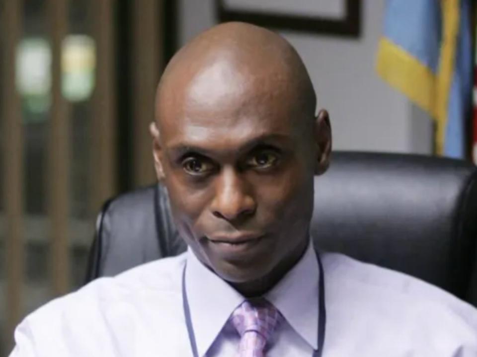 Lance Reddick in ‘The Wire’ (HBO)
