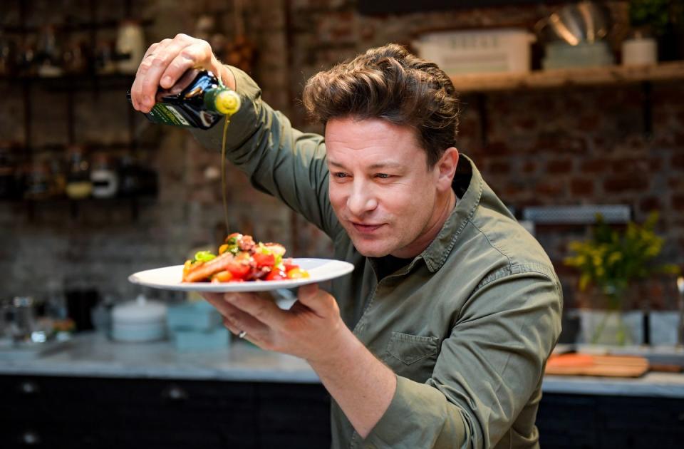 Now: Jamie Oliver