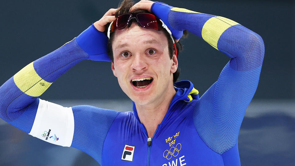 Sweden's Nils van der Poel has levelled a stunning accusation against the Dutch speedskating program. Pic: Getty