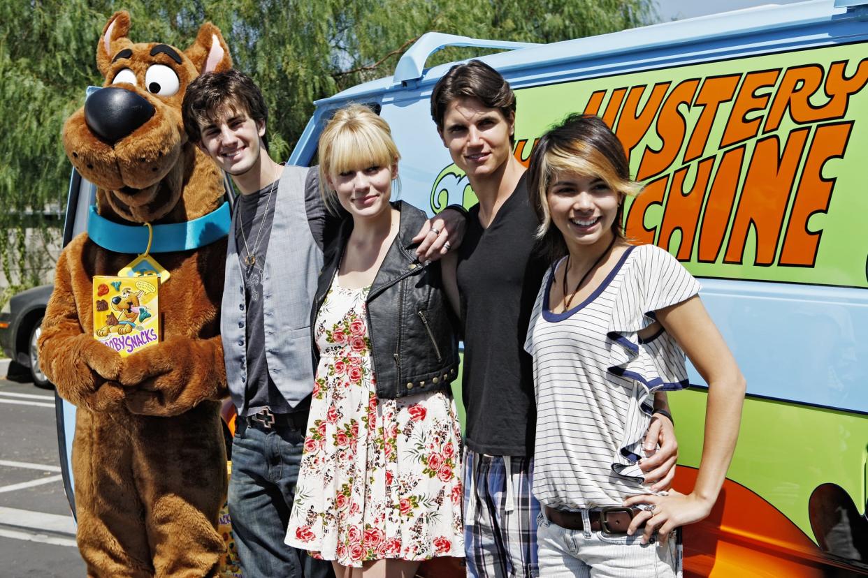 Scooby-Doo,Nick Palatas, Kate Melton, Robbie Amell, Hayley Kiyoke (Richard Vogel / APfile)