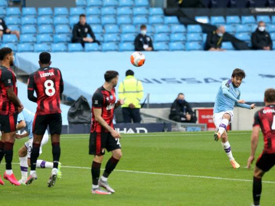 David Silva put City ahead with a fabulous free-kick (Getty)