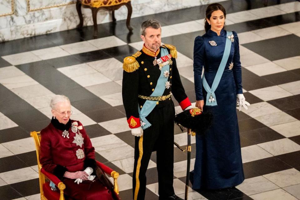 topshot denmark royals diplomatic corps new year