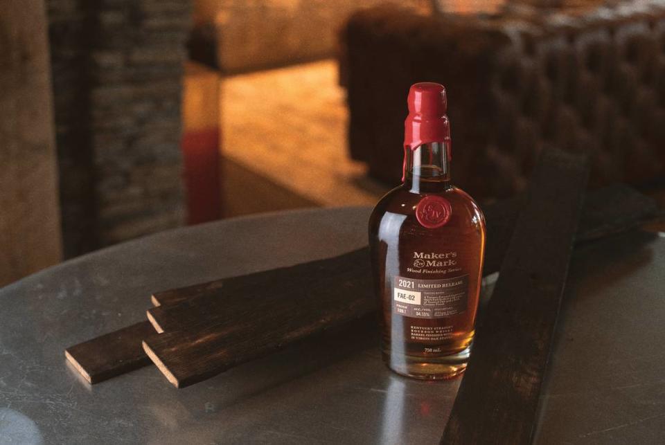 Maker’s Mark Wood Finishing Series 2021 Limited Release: FAE-02 is coming to stores in Kentucky and nationally now. It is the second in the series that the distillery put out this year.