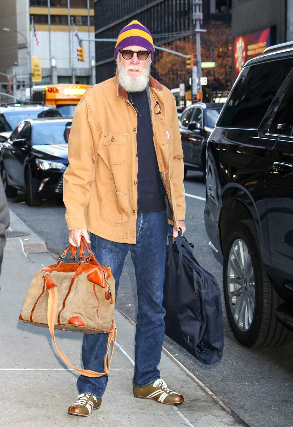 <h1 class="title">Celebrity Sightings In New York - November 20, 2023</h1><cite class="credit">MediaPunch/Bauer-Griffin</cite>