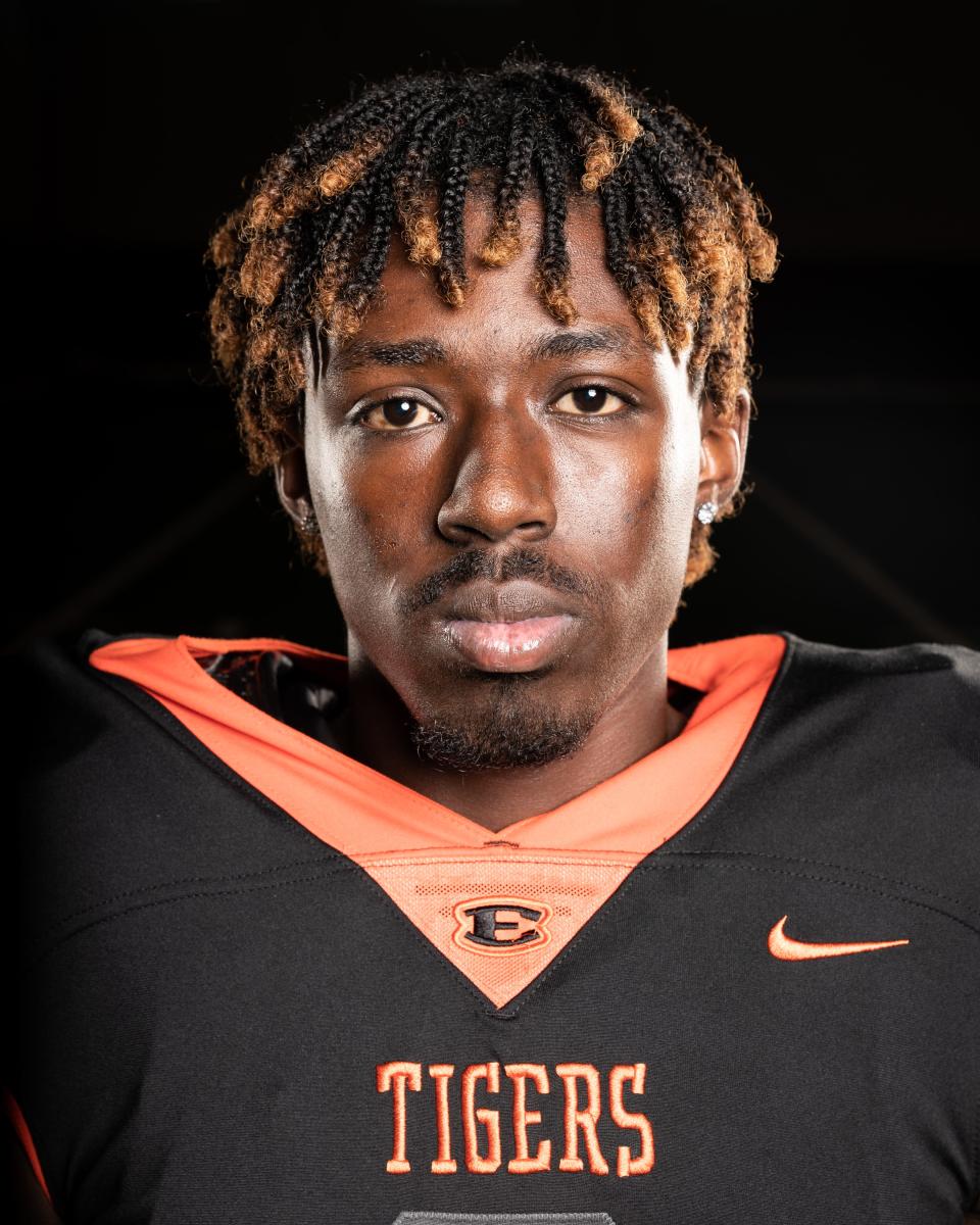 Ensworth's Shamar Porter, who was selected for the 2022 Dandy Dozen, poses for a portrait in Nashville, Tenn., Wednesday, June 22, 2022.