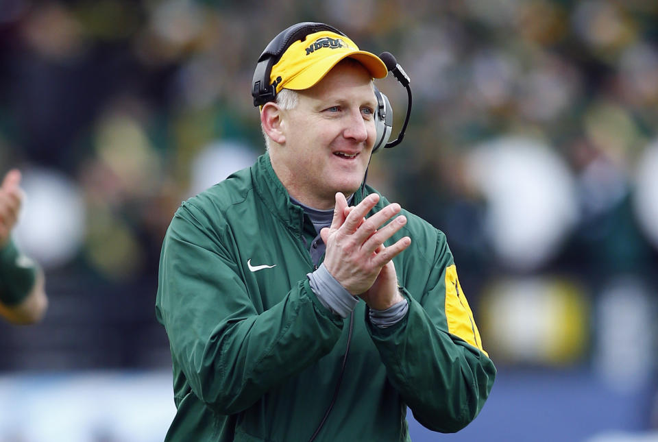 North Dakota State’s Chris Klieman will be the next head coach at Kansas State. (AP)