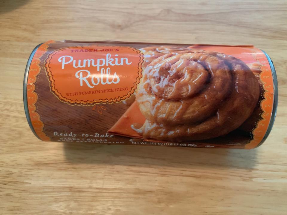 trader joe's pumpkin rolls