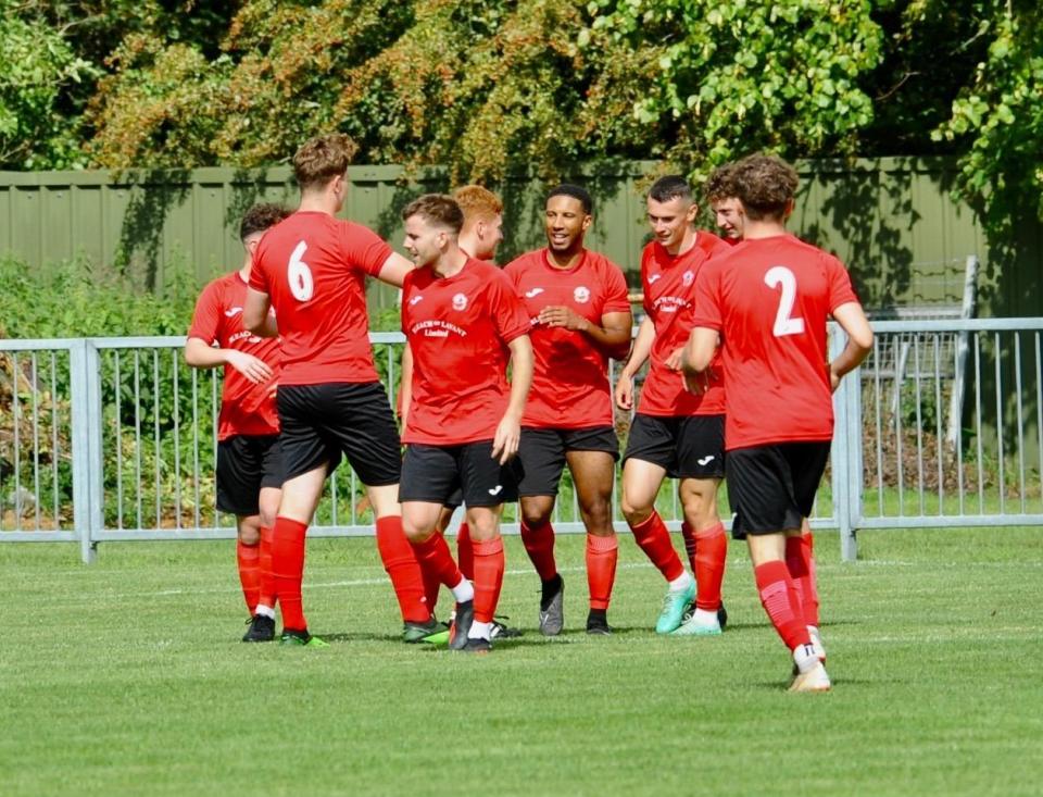 Action from Eastbourne United's 4-2 FA Vase win at Arundel FC (Photo: Stephen Goodger)