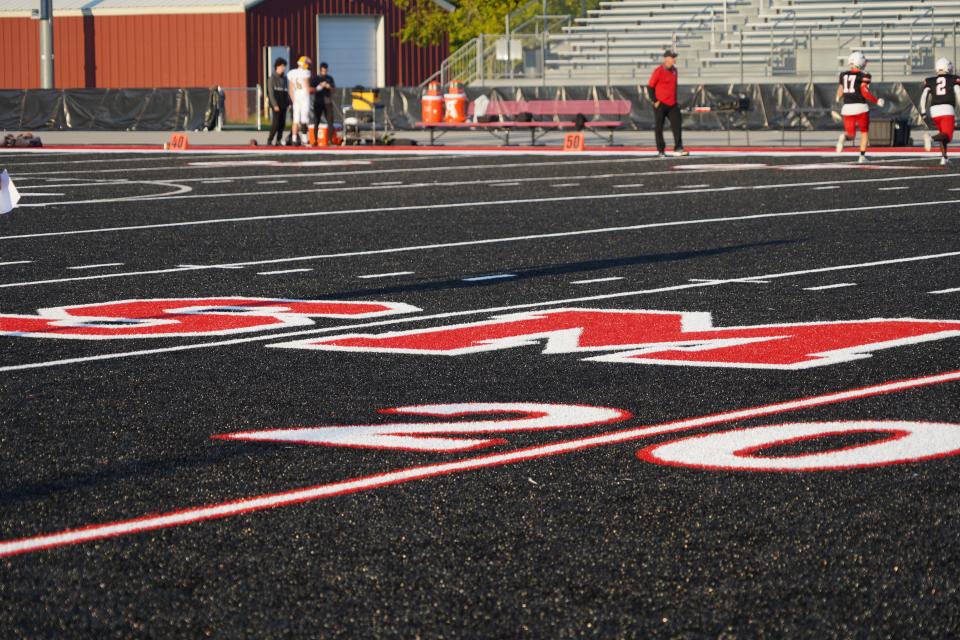 South Milwaukee High School's football field is shown herein September 2023. The South Milwaukee School District recently received a $100,000 donation from the NFL's Club Matching Youth Football Field Grant Program. The money was put toward the Launching A Legacy Campaign, which has been raising funds to improve the district's athletic facilities.