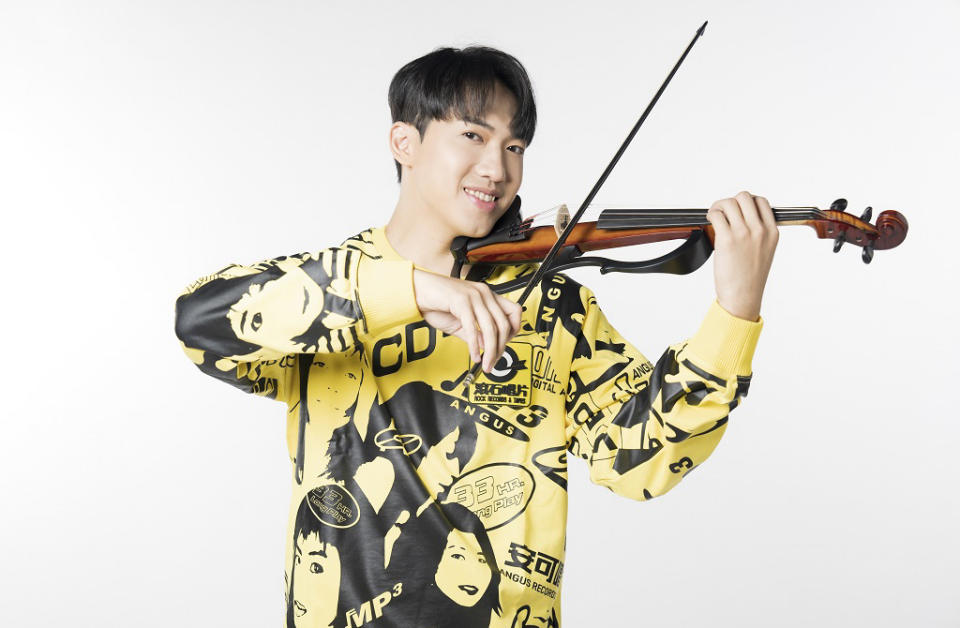 林子安出身於音樂世家，有「最帥小提琴王子」封號（圖／滾石唱片提供）