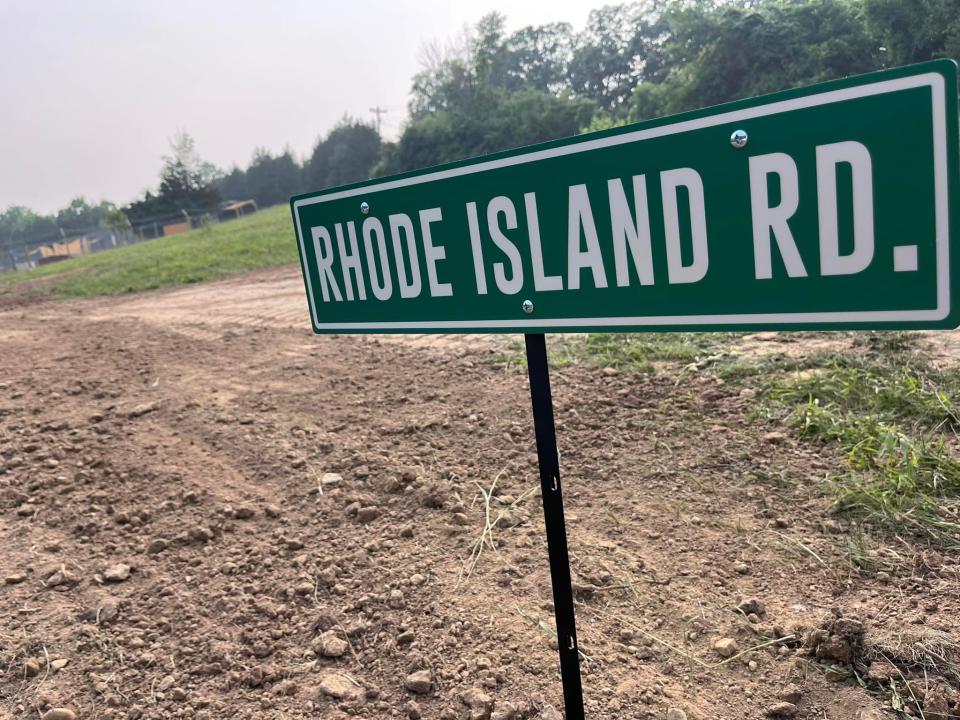 Susan Vogt, president and co-founder of the Red Riding Hood Rescue Project in Middletown, Ohio, is so pleased with the support the rescue has received from Rhode Islanders that she's named a rescue thoroughfare for the state.