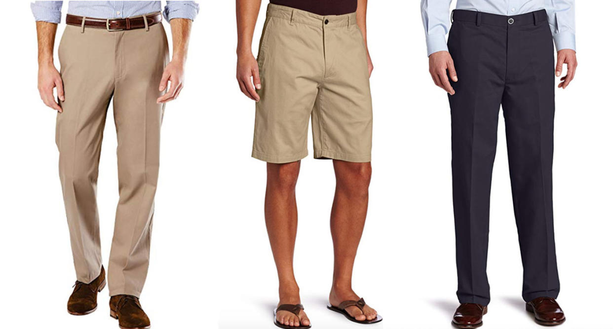 For one day only, Amazon shoppers can save up to 50 percent off Dockers men’s apparel and accessories. (Photos: Amazon) 