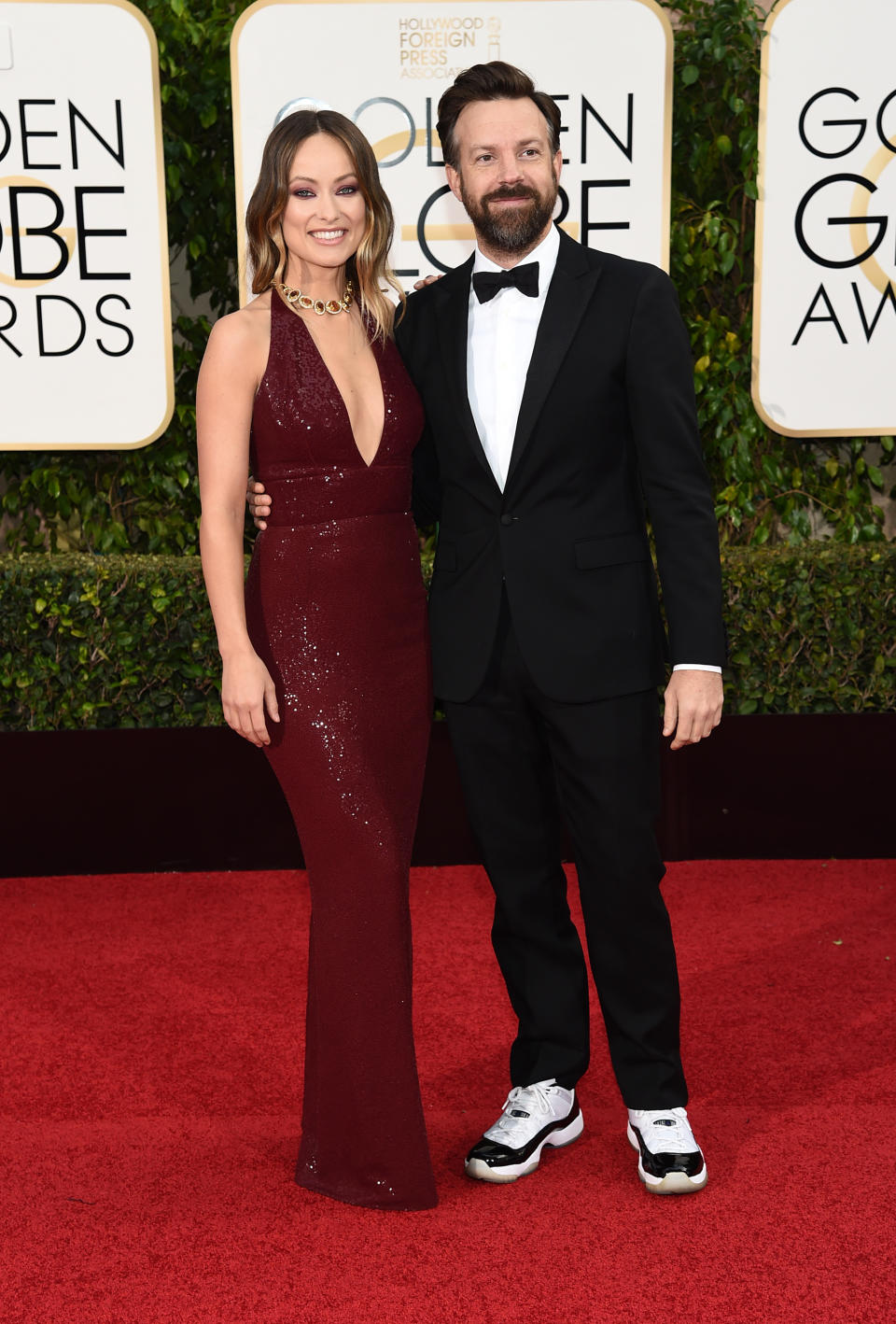 Olivia Wilde and Jason Sudeikis (Photo by Michael Buckner/Variety/Penske Media via Getty Images)