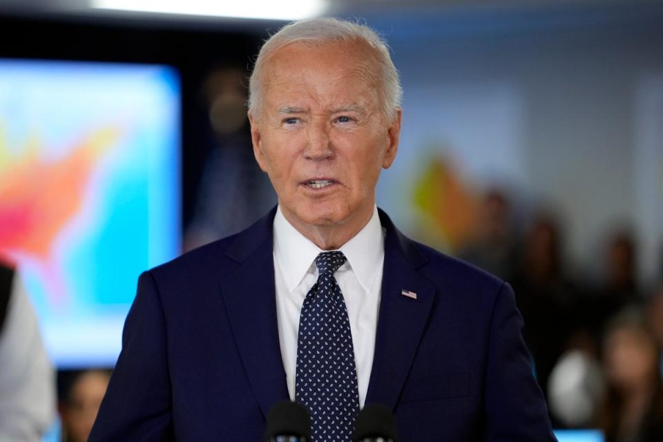 Joe Biden pictured on July 2 in Washington DC. Some of his wealthiest donors are now looking for other options (Copyright 2024 The Associated Press. All rights reserved)