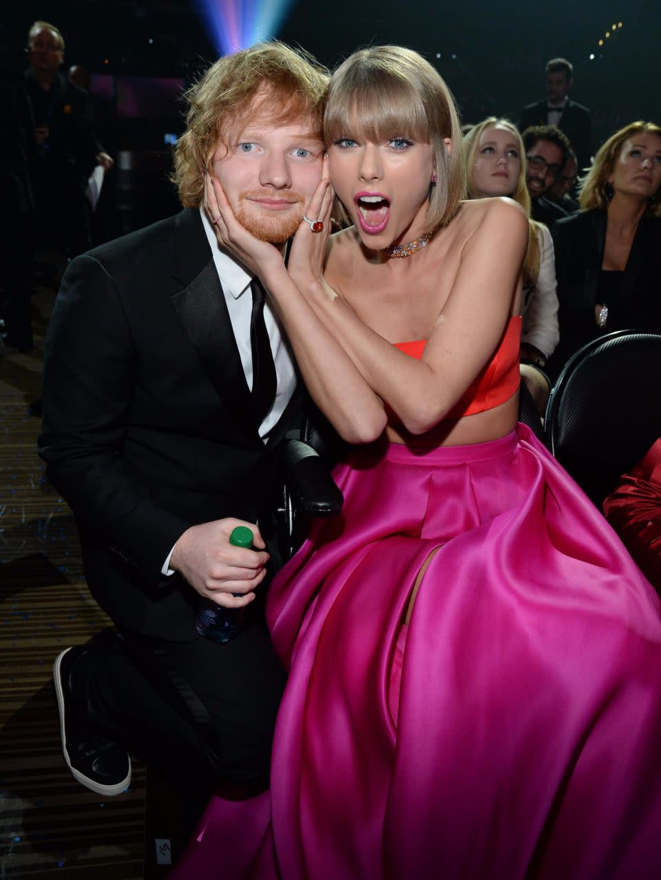 Ed has written and recorded songs with huge artists including pal Taylor Swift. Source: Getty