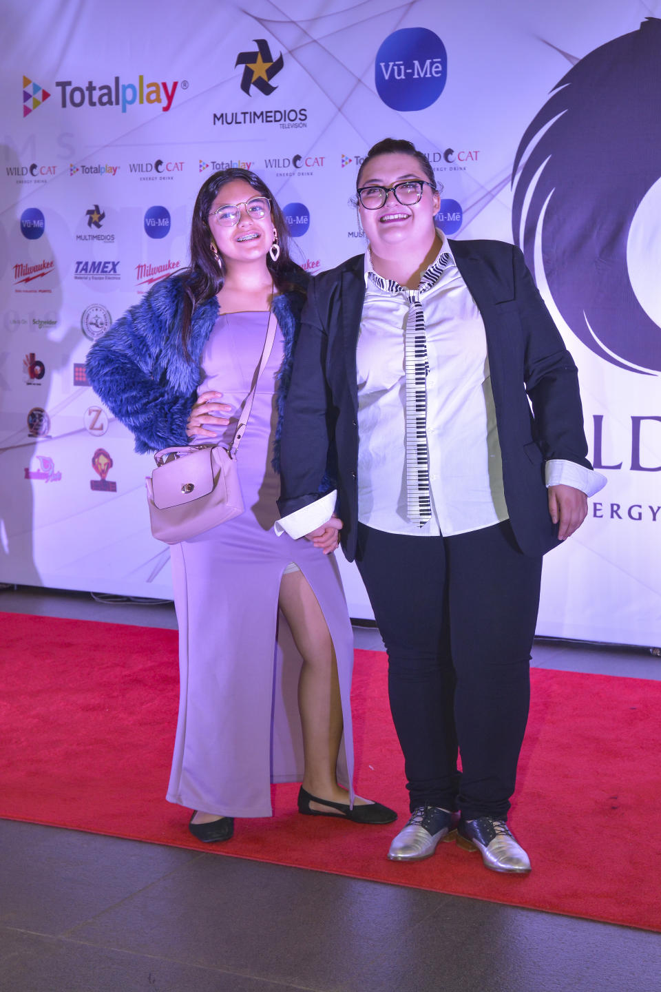 MEXICO CITY, MEXICO - NOVEMBER 22: Alejandra Ley and her daughter Fernanda pose for photo during the Red Carpet of Billboard Awards 2019 at Arena Ciudad de México on November 22, 2019 in Mexico City, Mexico. (Photo by Medios y Media/Getty Images)