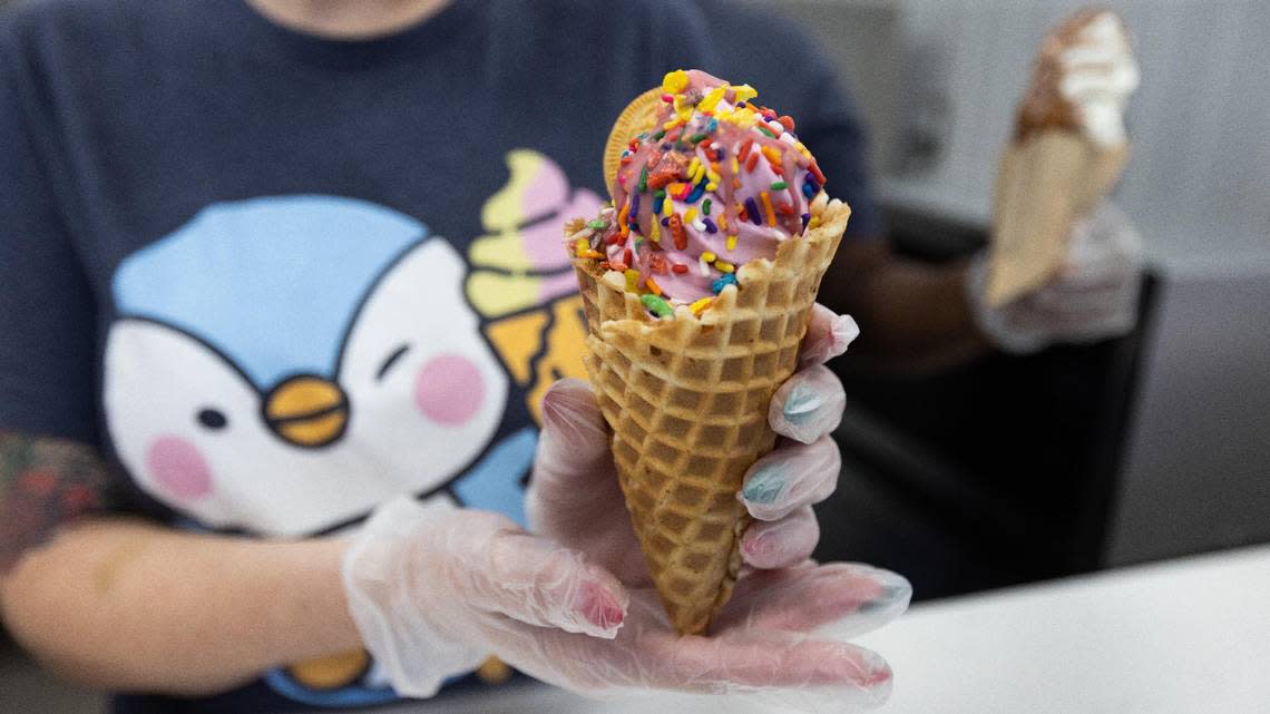 BoBi Cones, which served soft-serve items such as the Over The Rainbow sundae, closed in August. Marcus Dorsey/mdorsey@herald-leader.com