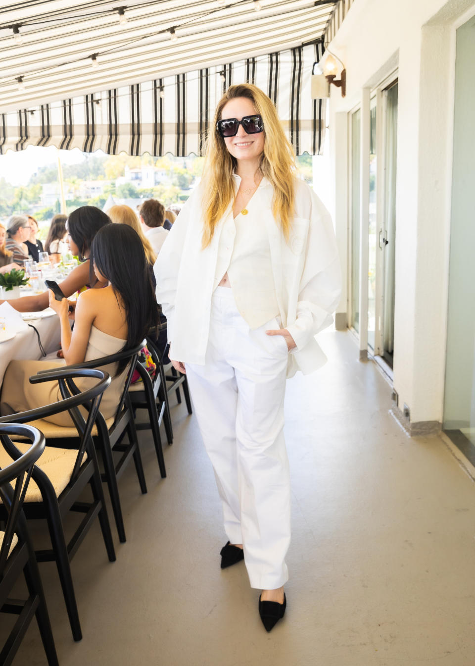 Manolo Blahnik Hosts an Intimate Luncheon at the Chateau Marmont