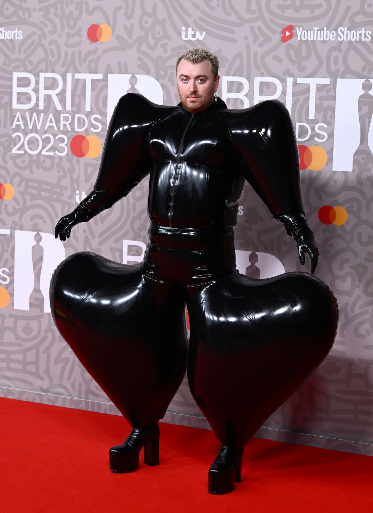 Sam Smith attends the 2023 BRIT Awards at the O2 Arena on February 11, 2023 in London, England.