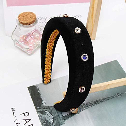 <strong><a href="https://www.amazon.com/Headbands-Fashion-Accessories-Headwear-Hairbands/dp/B07SH4L37S/ref=sr_1_5?keywords=padded%2Bheadband&amp;qid=1560541289&amp;s=gateway&amp;sr=8-5&amp;th=1" target="_blank" rel="noopener noreferrer">Get this padded headband with embellishments from Amazon for $13.59.﻿</a></strong>
