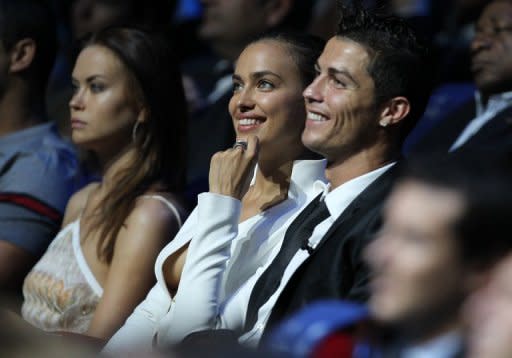 Cuando Irina y Cristiano eran pareja (Foto: AFP - Valery Hache)