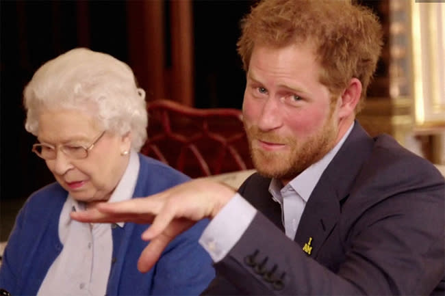 prince-harry-and-the-queen-mic-drop