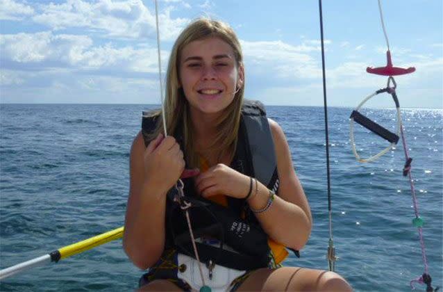 Elly Warren, 20, was killed while on a diving trip in Mozambique in Africa. Picture: Facebook