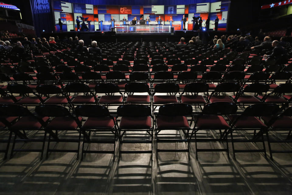 Aug. 6, 2015 — Republican undercard debate audience