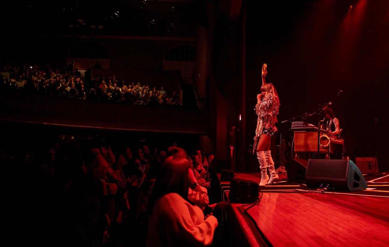 Grace Potter performs Friday at the Ryman Auditorium in Nashville, Tenn.