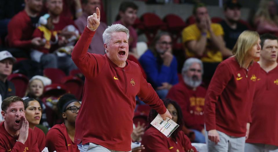 Iowa State women's basketball coach Bill Fennelly and his team will not play against TCU on Saturday. On Wednesday, the Big 12 announced the contest has been canceled due to TCU's lack of players.