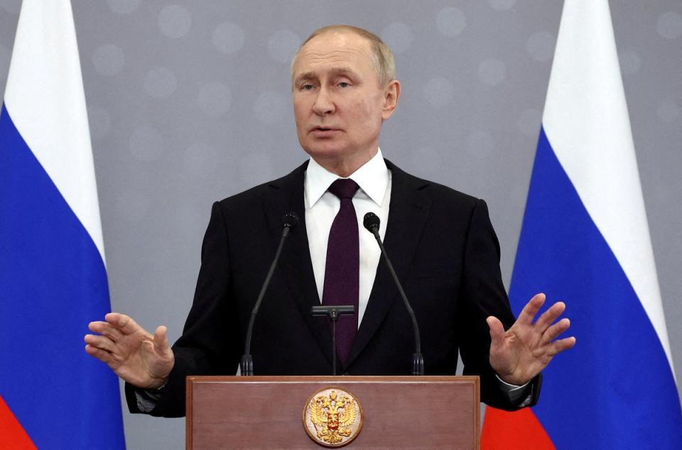 Russian President Vladimir Putin (via REUTERS)