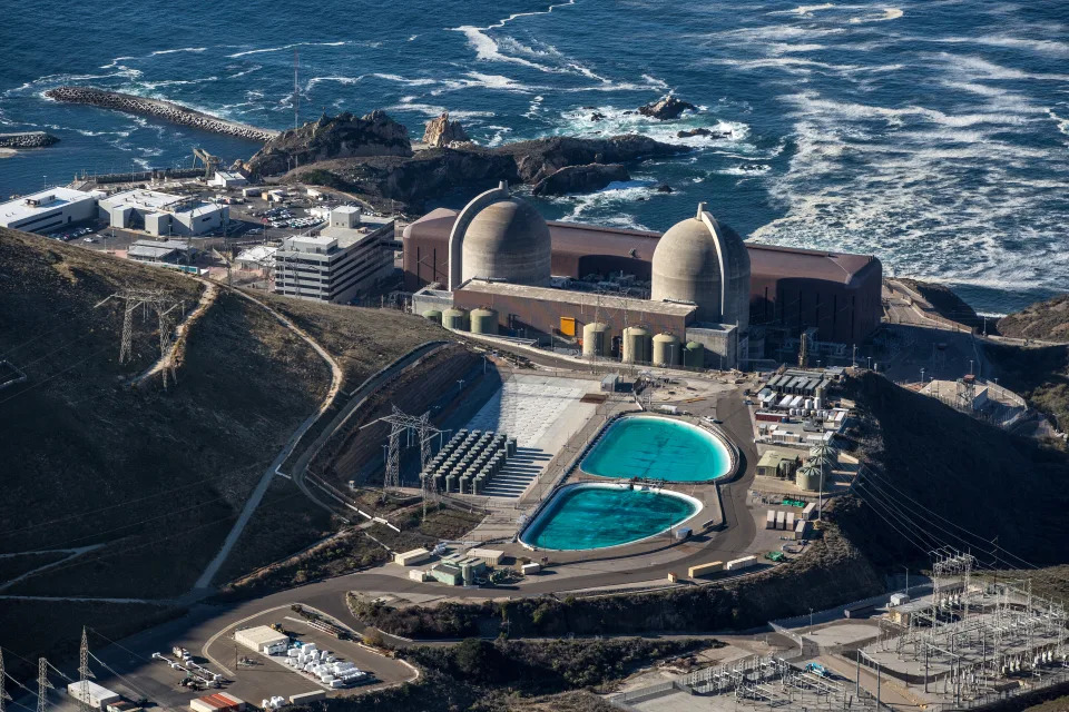The Diablo Canyon, the only operational nuclear plant left in California, due to be shutdown in 2024 despite safely producing nearly 15% of the state's green electrical energy power on December 1, 2021, near Avila Beach. (Photo by George Rose/Getty Images)
