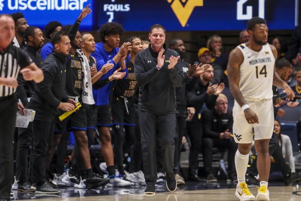 In 2023-24, Morehead State coach Preston Spradlin will attempt to lead the Eagles to their second NCAA Tournament trip in four seasons. Ben Queen/USA Today Network