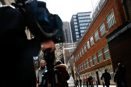 The former headquarters of Intelligence, Cyber and Security Agency GCHQ, is seen in Palmer Street, after the agency revealed the location, following its departure to new undisclosed offices, in London, Britain April 4, 2019. Picture taken April 4, 2019. REUTERS/Henry Nicholls