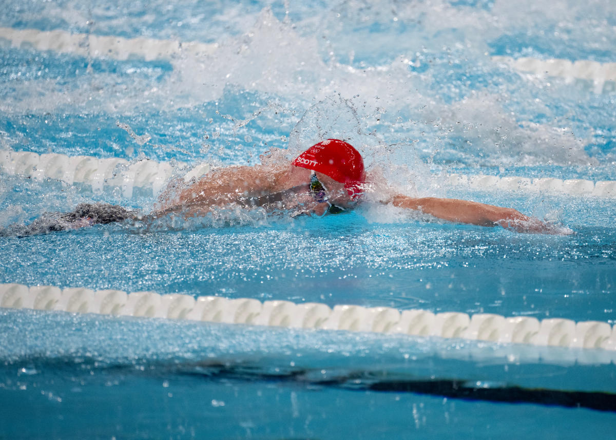 Duncan Scott narrowly missed a medal in close high-quality race