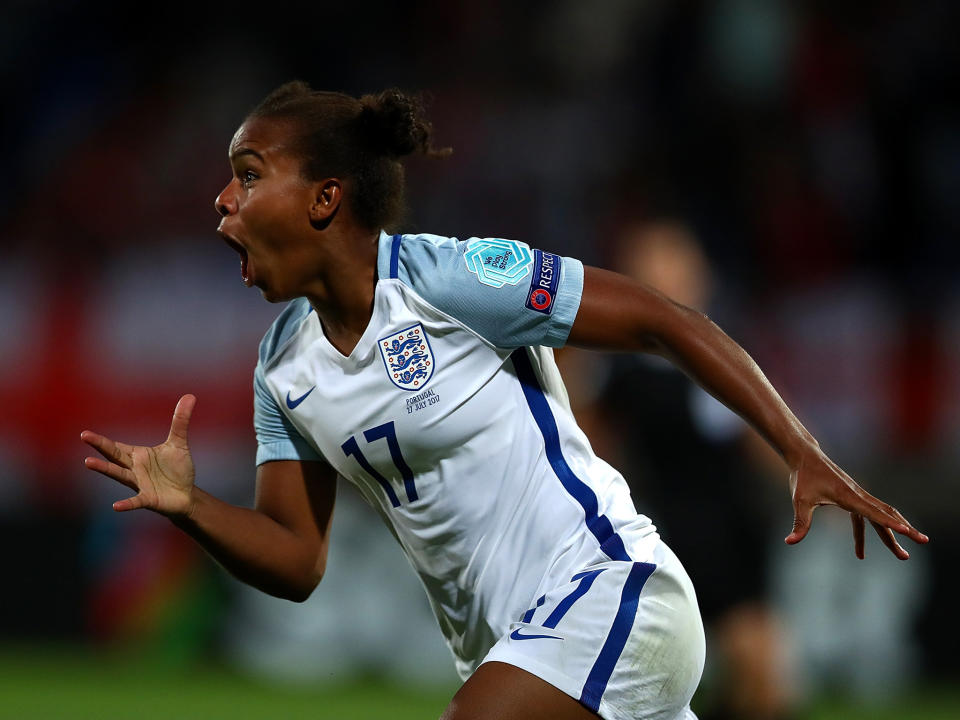 Nikita Parris' second-half strike proved to be England's winner: Getty