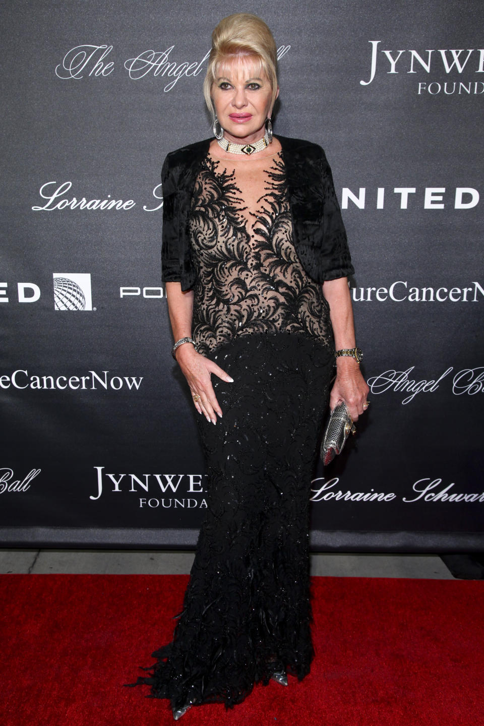 FILE - Ivana Trump arrives at Gabrielle's Angel Foundation For Cancer Research Angel Ball 2015 at Cipriani Wall Street on Monday, Oct. 19, 2015, in New York. Ivana Trump, the first wife of Donald Trump, has died in New York City, the former president announced on social media Thursday, July 14, 2022. (Photo by Andy Kropa/Invision/AP)