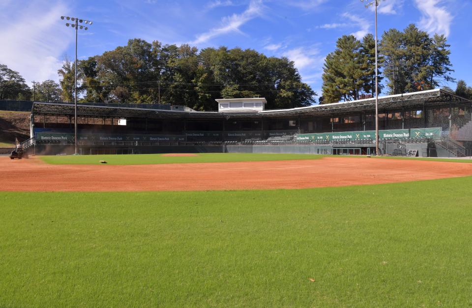 These are images from Duncan Park in Spartanburg on Oct. 23, 2023.