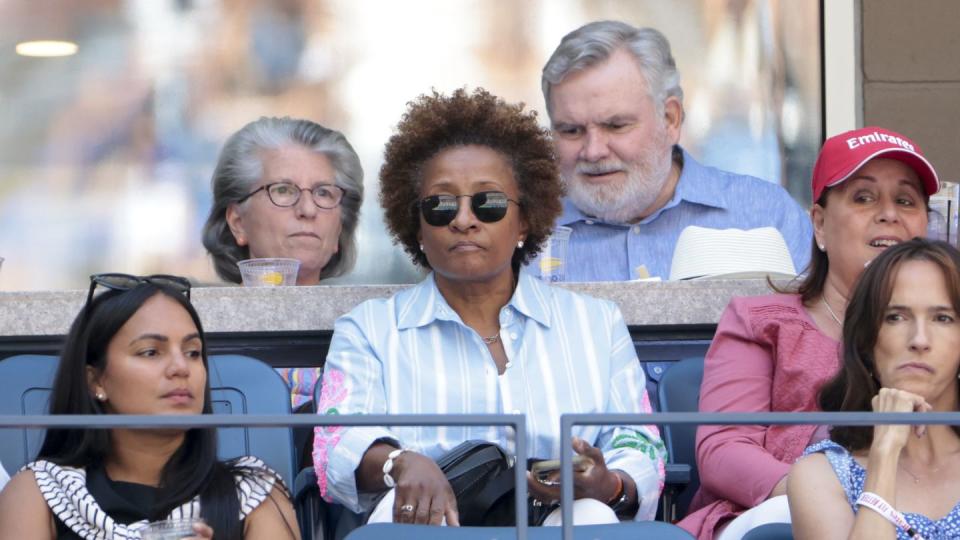 celebrities attend the 2023 us open tennis championships day 5