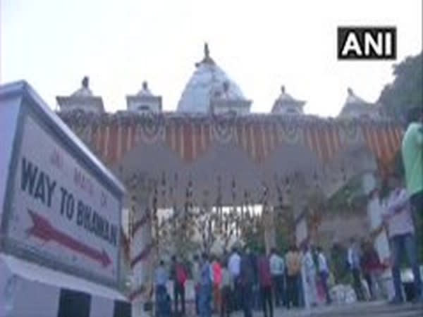 A visual from Shri Mata Vaishno Devi Shrine in Katra. Photo/ANI