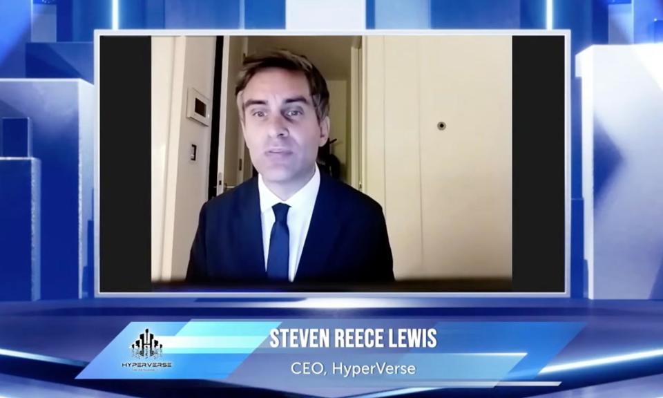 <span>Photograph: Hyperverse (formerly Hyperfund) Global Launch Event Presentation HD, Hyperians, YouTube</span>