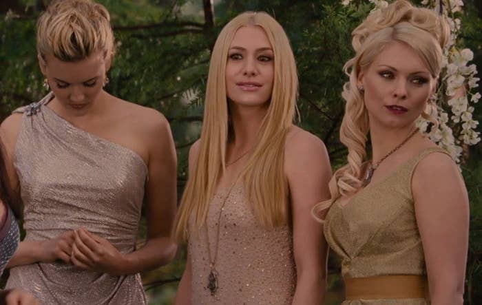 The Denali sisters attending Bella and Edward's wedding